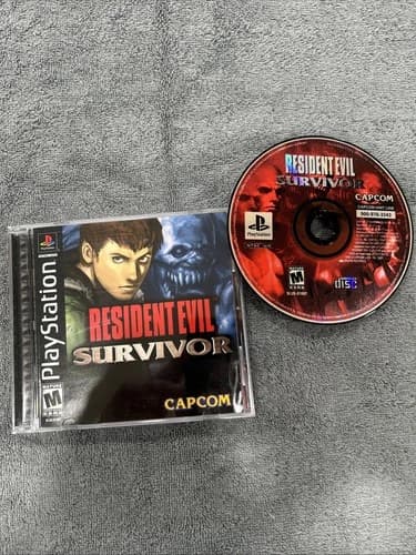 Resident Evil Survivor - PlayStation PS1 - Authentic - Tested! - CIB w/ Reg