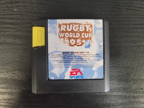 Rugby World Cup 95 for Sega Genesis Cart Great Shape