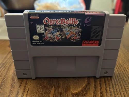 Ogre Battle: The March of the Black Queen (SNES, 1993), Authentic, Excellent