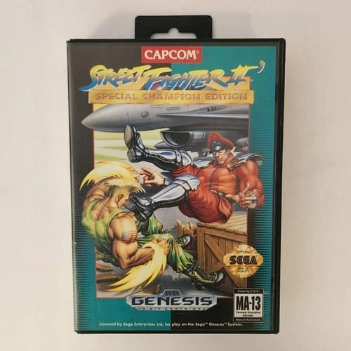Capcom Street Fighter II Special Champion Edition Sega Genesis Game - CIB