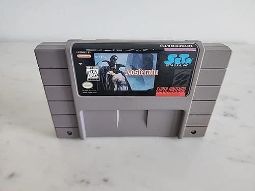 Nosferatu (Super Nintendo, SNES) - AUTHENTIC - **** SOLD *****