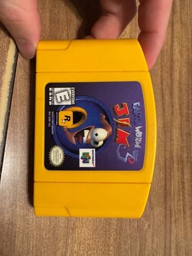 Earthworm Jim 3D (Nintendo 64) N64 authentic video game cart only EWJ Earthwurm