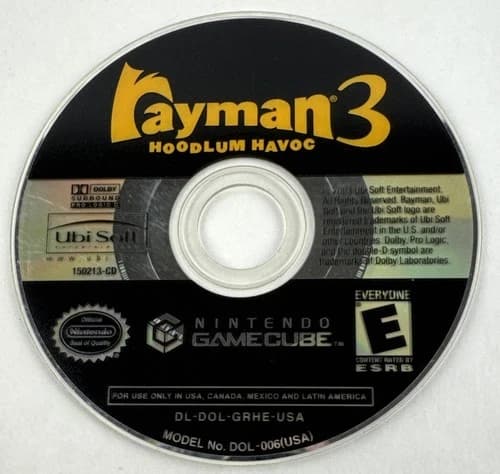 Rayman 3: Hoodlum Havoc Nintendo GameCube Game Disc Only Tested