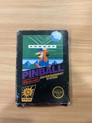 Pinball Nintendo NES 5-SCEW Adapter, Black Box Game Complete In Box