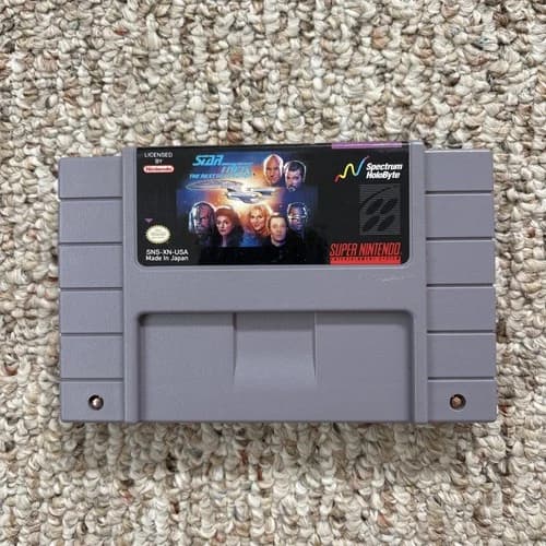 Star Trek: The Next Generation (SNES Super Nintendo, 1991) Cartridge Only