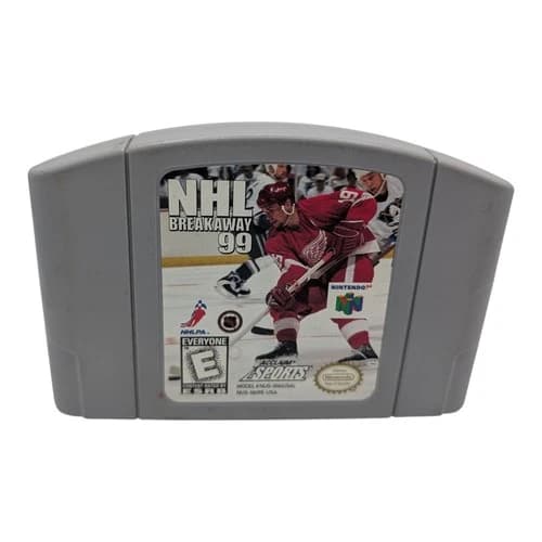 NHL BREAKAWAY 99 N64 Nintendo 64 Authentic Retro Hockey Game Tested