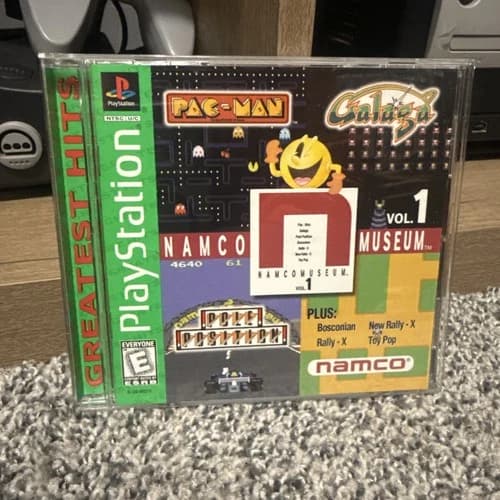 Namco Museum Vol. 1 (Sony PlayStation 1, 1995) CIB, Reg Card, GH, PS1