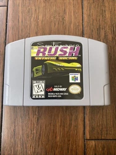 San Francisco Rush: Extreme Racing (Nintendo 64, 1997) Authentic N64