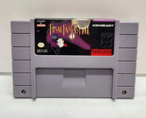 Final Fantasy III (Nintendo SNES, 1994) - Game only