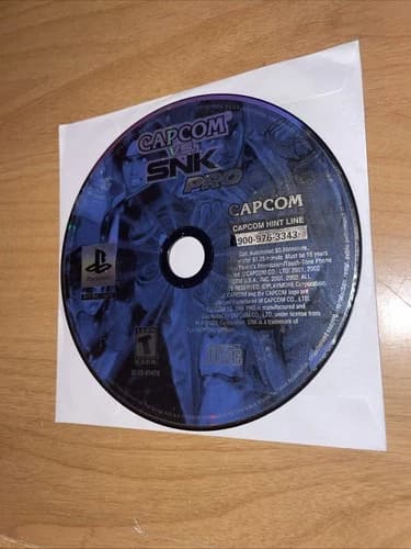 Capcom Vs SNK Pro Sony PS1 Playstation 1 Disc Only Tested Ships Next Day!!