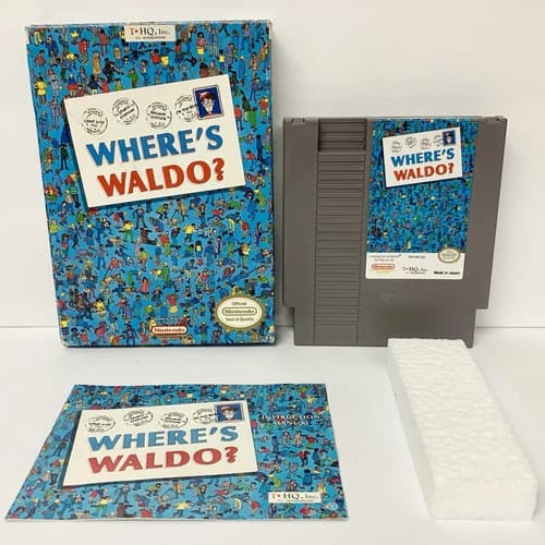 Where's Waldo NES Nintendo Entertainment System 1991 CIB w/ Manual TESTED