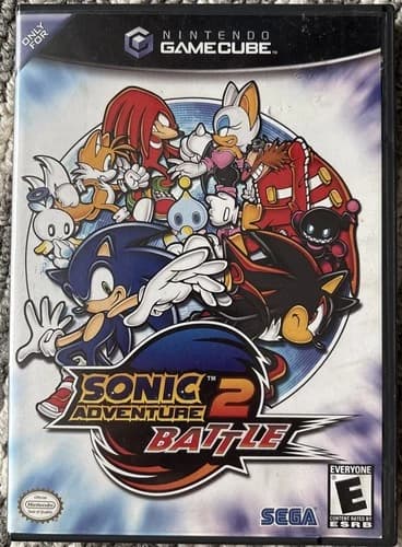 Sonic Adventure 2 Battle (Gamecube, 2002) CIB COMPLETE W MANUAL