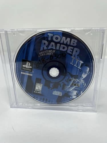 Tomb Raider III 3 Adventures of Lara Croft Sony PlayStation 1 PS1 Disc Only Good