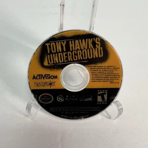 Tony Hawk's Underground (Nintendo GameCube, 2003) Disc Only