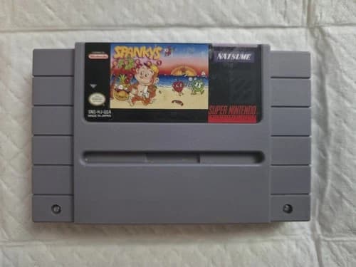 Spanky's Quest Super Nintendo SNES Cart, Tested Authentic