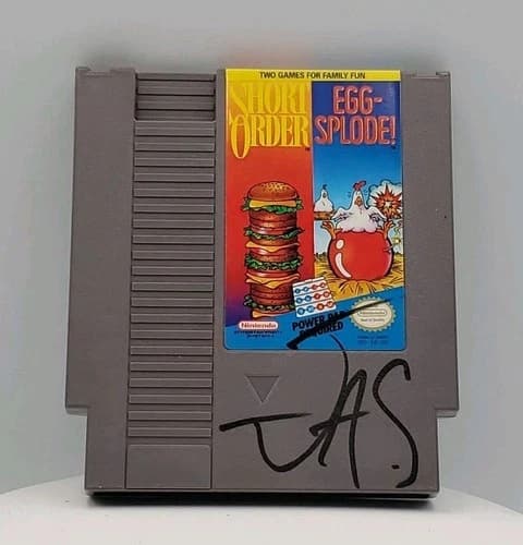 Short Order/Eggsplode (Nintendo Entertainment System, NES, 1989) Cartridge Only