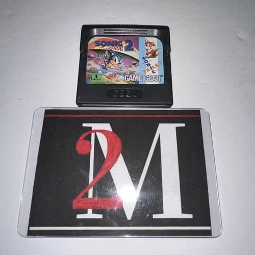 Sonic The Hedgehog 2 Sega Game Gear Authentic Video Game Cartridge Works GG
