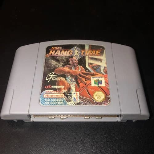NBA Hang Time for Nintendo 64 N64 Authentic Clean Tested Working Cartridge Only