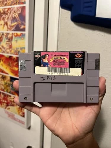 SNOW WHITE IN HAPPILY EVER AFTER SUPER NINTENDO SNES VIDEO GAME AUTHENTIC