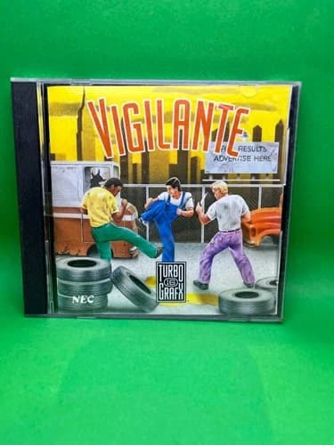 Vigilante (Turbo Grafx 16 TG16) CIB! Complete With Case and Manual! NEC