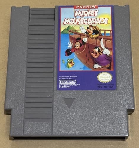 Nintendo NES Mickey Mousecapade (Cleaned, Tested & Working)