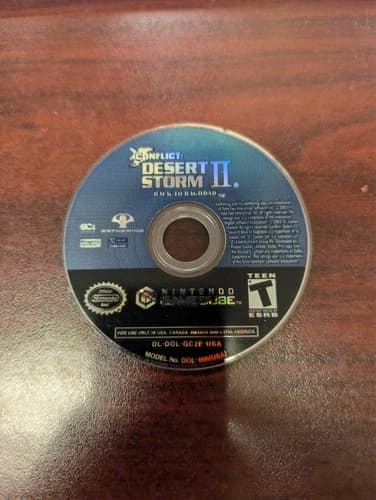 Conflict Desert Storm II Back to Baghdad (GameCube) NO TRACKING DISC ONLY 2746