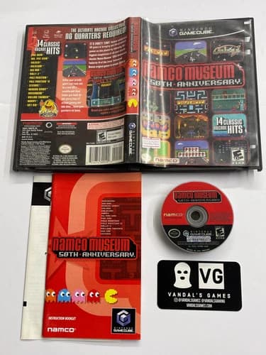 Gamecube - Namco Museum 50th Anniversary Nintendo Complete #2922