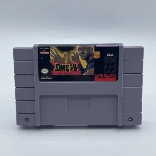Shaq-Fu (Super Nintendo SNES, 1994) Authentic & Tested Cartridge Only