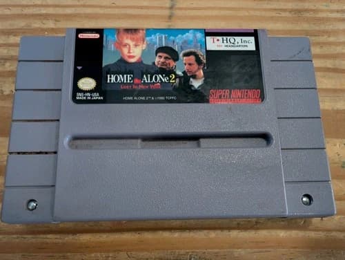Home Alone 2 Lost In New York (Super Nintendo SNES, 1992) -TESTED WORKING