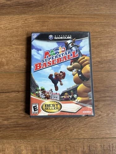 Mario Superstar Baseball GameCube CIB NTSC-U/C Tested Authentic Complete