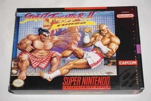 Street Fighter II Turbo 2 (Super Nintendo SNES) Complete in Box CIB