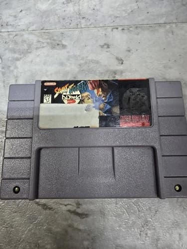 Street Fighter Alpha 2 - Super Nintendo SNES - Tested Authentic