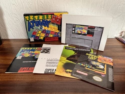 Tetris Attack (Super Nintendo SNES) Complete in Box CIB