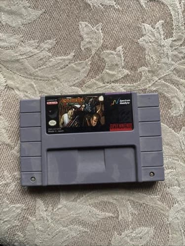 Soldiers Of Fortune Super Nintendo SNES Authentic Cartridge Only - TESTED!