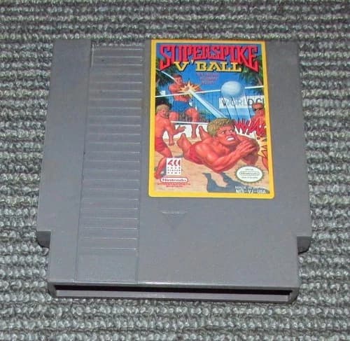 Super Spike V'Ball for Nintendo NES Authentic Fast Free Shipping