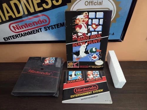 Nes Super Mario Bros Duck Hunt Complete In Box