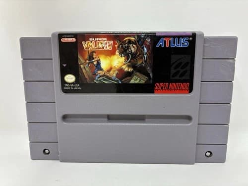 Tested Super Valis IV 4 Super Nintendo SNES 1992 Authentic Cart Only - Rare!!