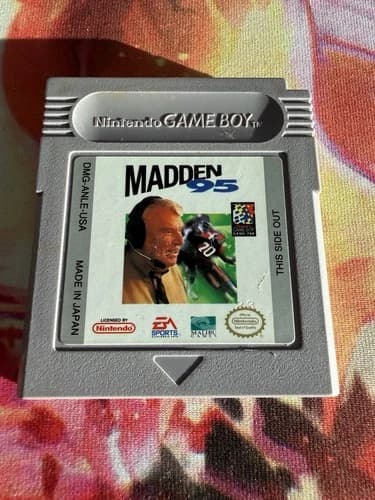 Madden 95 NFL 1995 (Nintendo Game Boy GB) Original Tested And Working