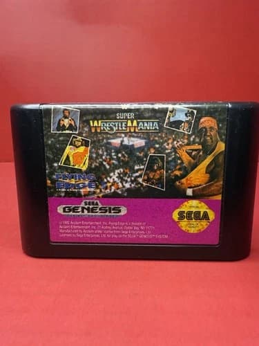 Super Wrestle Mania (Sega Genesis, 1992) Cartridge Only Tested