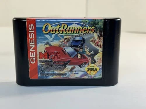 OutRunners (Sega Genesis, 1994), Cartridge Only, Tested