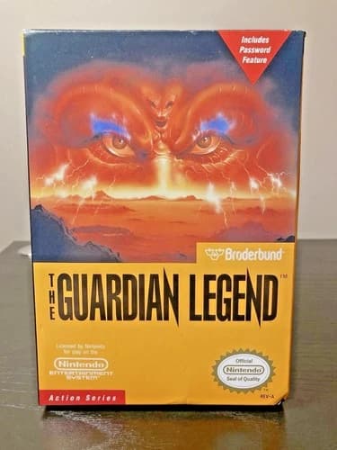 The Guardian Legend Nintendo NES 1989 Authentic Tested & Working