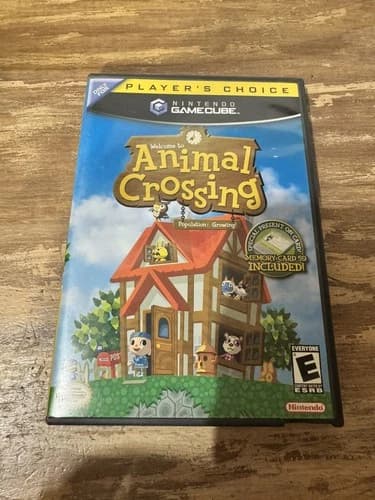Animal Crossing (Nintendo GameCube, 2002) Cib no memory card