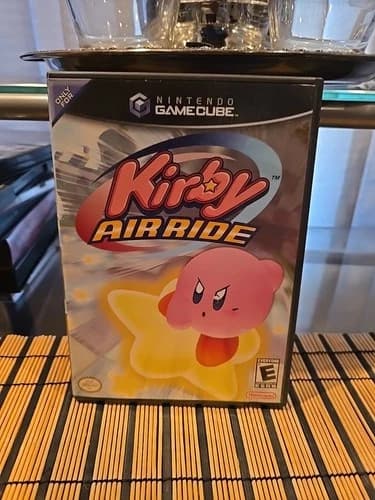 Kirby Air Ride GameCube 2003 Complete in Box Black Label Edition