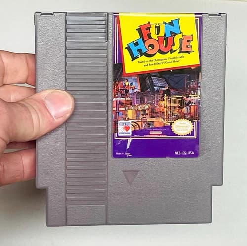 Fun House - Authentic Nintendo NES Game - Tested