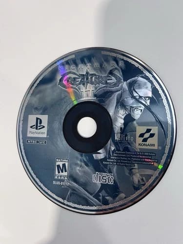 Nightmare Creatures II 2 (PS1, Sony PlayStation 1, 2000) Disc Only. Please Read.