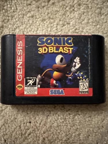 Sonic 3D Blast (Sega Genesis, 1996) Cartridge Only - Tested!