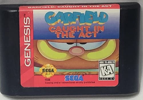Garfield: Caught in the Act - Sega Genesis - Cartridge only