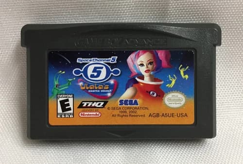 SPACE CHANNEL 5 Ulalas Cosmic Attack GAME BOY ADVANCE Gameboy GBA Sega - TESTED