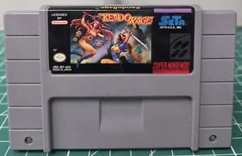 Kendo Rage (Nintendo SNES, 1993) SETA - Tested/Working - Cart Only - RARE!