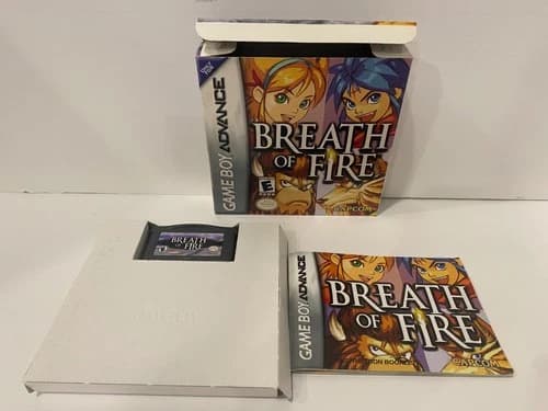 Breath Of Fire 1 Gameboy Advance GBA Game Boy Complete CIB Authentic